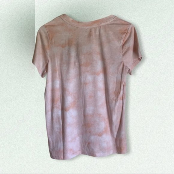 Rae Dunn Bridesmaid Pink and White T-Shirt Soft Cotton Blend - Picture 2 of 4